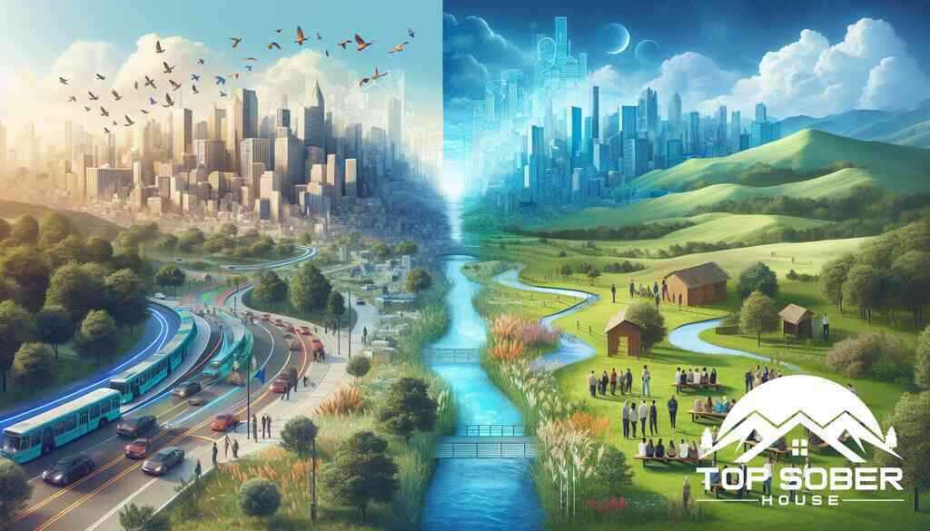 Explore Difference Between Urban and Rural Sober Living