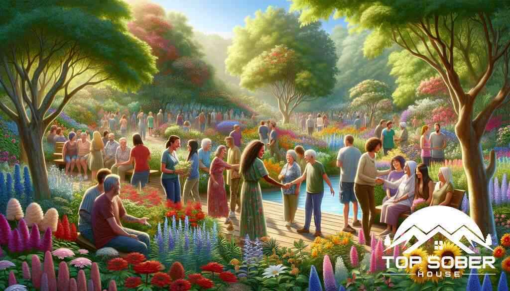 Understanding the Peer Support System at Top Sober Houses